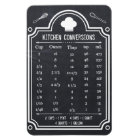 Stylish Chalkboard Kitchen Conversion Chart