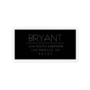 Stylish Changeable Text w/Border Label