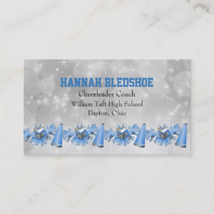 Stylish Cheerleader Business Card