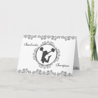 Stylish Cheerleader Champion Inspirational Quote