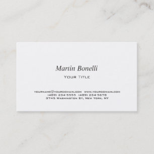 Stylish Chic Minimalist Modern Trend Business Card