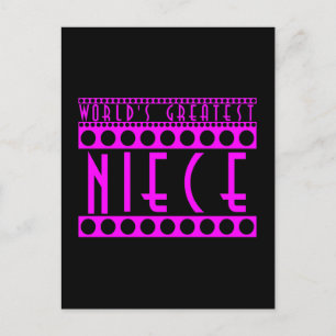 Stylish Chic Nieces : World's Greatest Niece Postcard