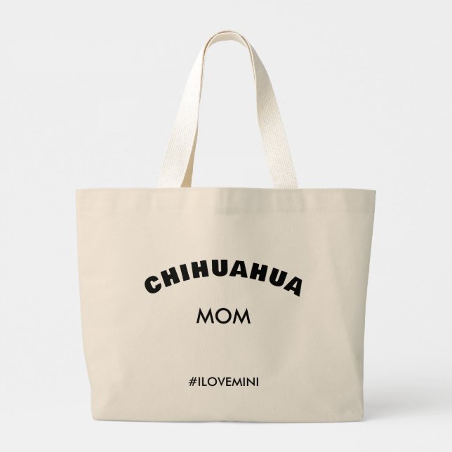  Stylish Chihuahua Dog Mum Bag Minimalist Bold  (Back)