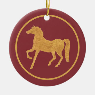 Stylish Chinese Year of the Horse Ornament
