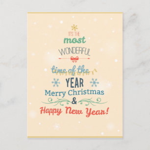 Stylish Christmas Holiday Greeting typography