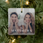 Stylish Christmas | Minimal Fun Couple Photo