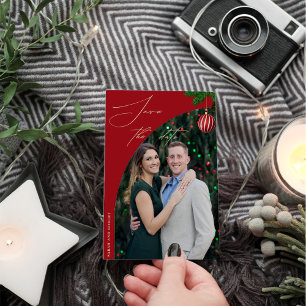 Stylish Christmas Photo Arch Wedding Save The Date
