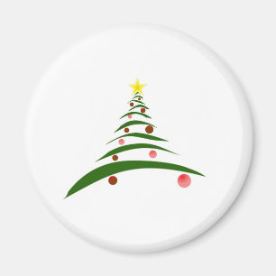 Stylish Christmas Tree Magnet
