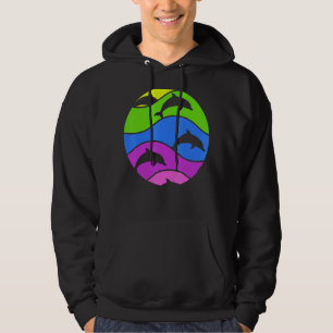 Stylish Circle Style Artwork Creative Painting Hoodie