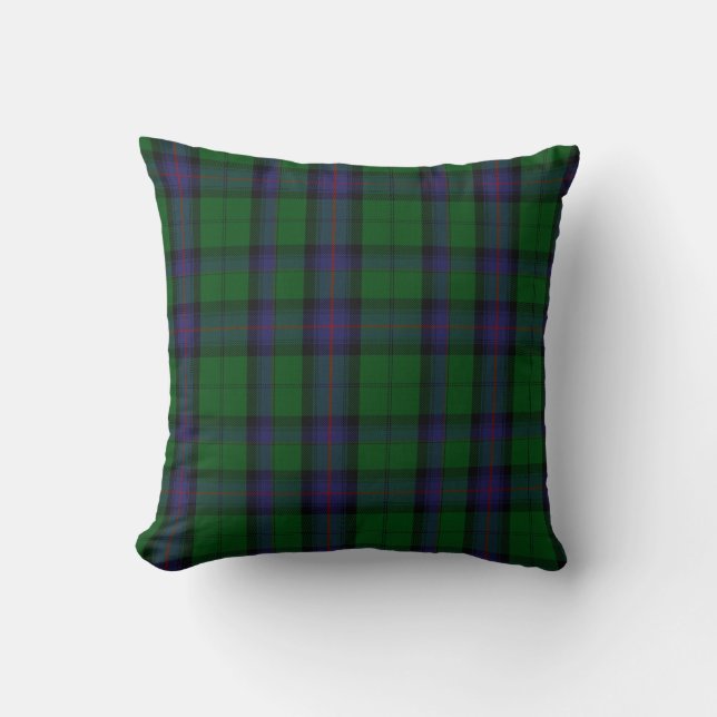 Stylish Clan Armstrong Tartan Plaid Pillow (Front)