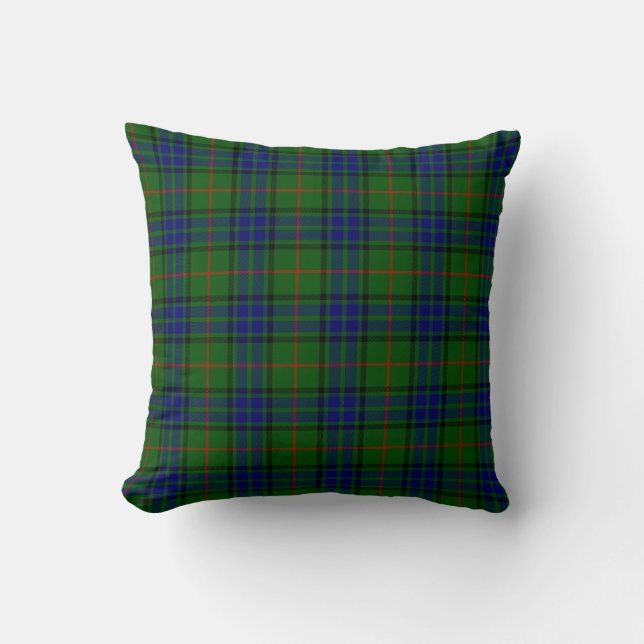 Stylish Clan Lauder Tartan Plaid Pillow (Front)