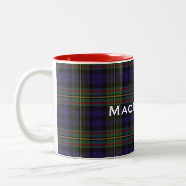 Stylish Clan MacLellan Tartan Plaid Mug (Left)