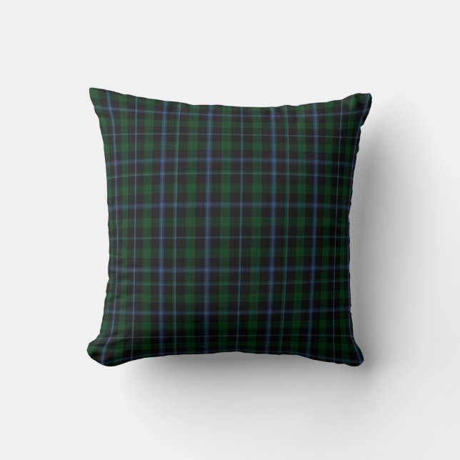 Stylish Clan Murray Tartan Plaid Pillow (Front)