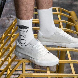 Stylish Class Of   Monogram Graduation Socks