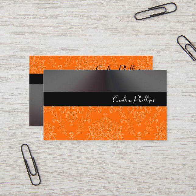 Stylish + Classy DIY colours Business Card (Front/Back In Situ)