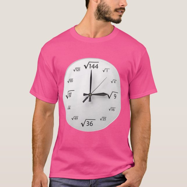 Stylish Clock t-shirt design  (Front)