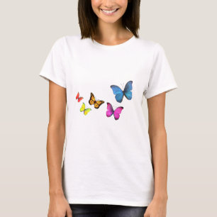 Stylish colourful butterflies T-Shirt