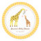 Stylish Colourful Giraffe Calf Baby Shower Party