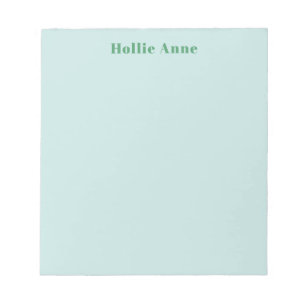 Stylish Colourful Green Cute Unique Notepad