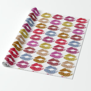 Stylish Colourful Lips #11 Wrapping Paper