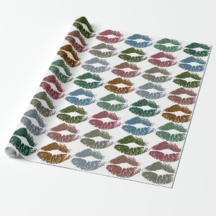 Stylish Colourful Lips #15 Wrapping Paper