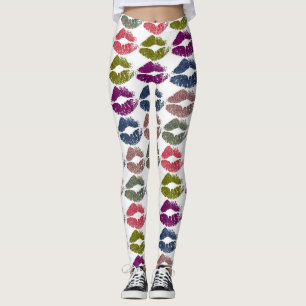Stylish Colourful Lips #18 Leggings