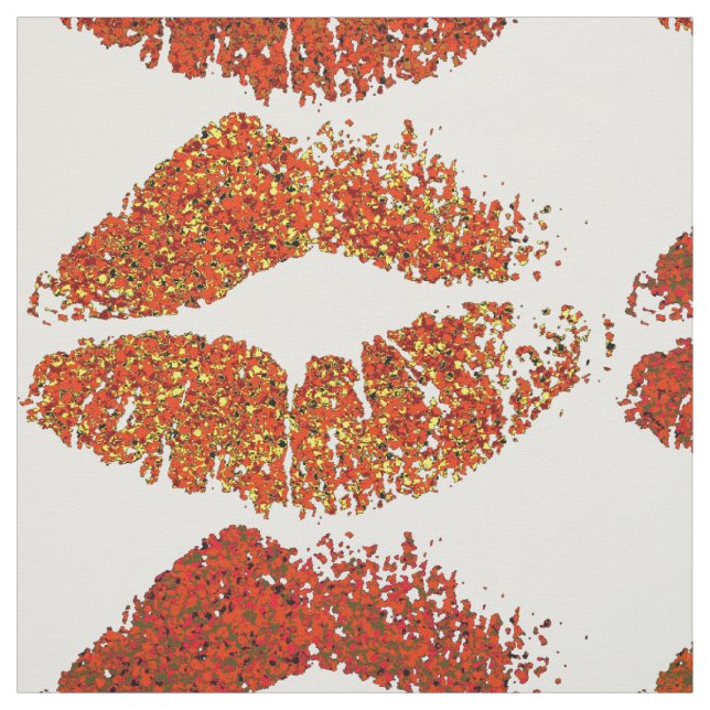 Stylish Colourful Lips #21 Fabric (Swatch)