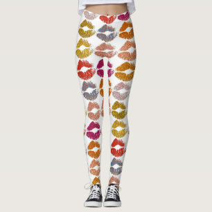 Stylish Colourful Lips #26 Leggings