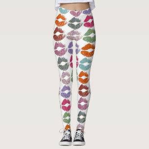 Stylish Colourful Lips #27 Leggings