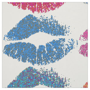 Stylish Colourful Lips #30 Fabric