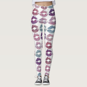 Stylish Colourful Lips #31 Leggings