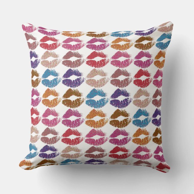 Stylish Colourful Lips #6 Cushion (Front)