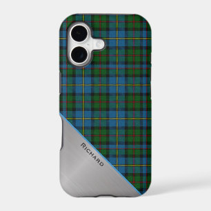 Stylish Colourful MacLeod Plaid & Aluminium Look