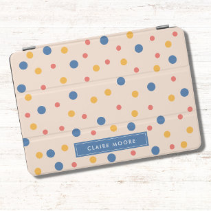 Stylish Colourful Polka Dots  iPad Air Cover