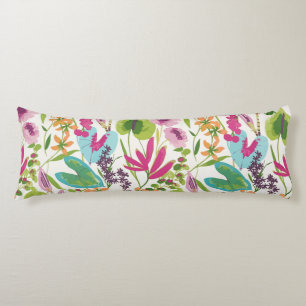 Stylish Colourful Summer Tropical Floral Pattern Body Cushion