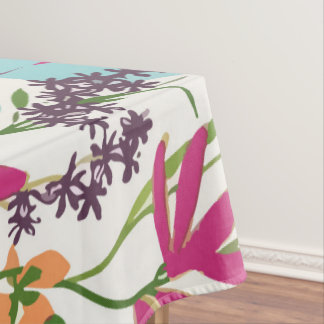 Stylish Colourful Summer Tropical Floral Pattern Tablecloth