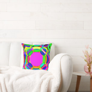 Stylish Colours Patterns Art Cushion
