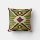 Stylish Comfort with Green Kilim Throw Pillows