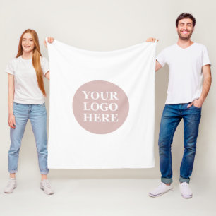 Stylish, contemporary, and customisable fleece blanket