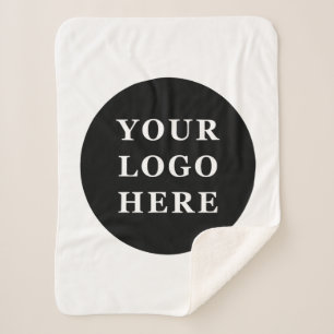 Stylish, contemporary, and  customisable sherpa blanket