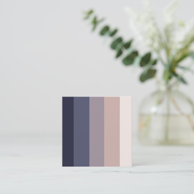  Stylish, contemporary, polished, & customisable Square Business Card (Standing Front)