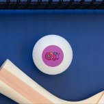 Stylish Cool "OK" Bold Colours Purple Sports  Ping Pong Ball<br><div class="desc">Elevate your game with our Stylish Cool 'OK' Purple Sports Ping Pong Ball. This ball features bold purple colours and a trendy 'OK' design,  adding a stylish touch to your ping pong sessions.</div>