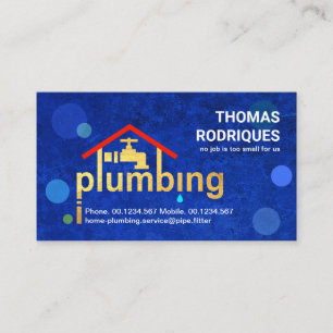 Stylish Creative Modern Water Bubbles Business Card