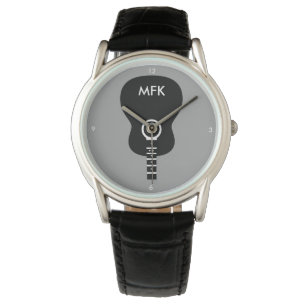 stylish custom acoustic guitar watch