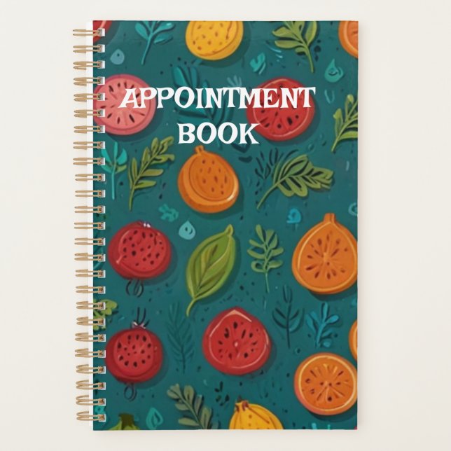 Stylish Custom Appointment Book Planner (Front)