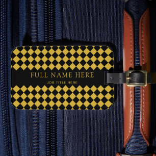 Stylish Custom Luggage Tag for Professionals