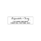 Stylish Custom Name & Address Self Inking Stamp