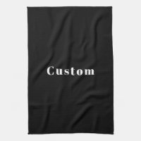 Stylish Custom Name or other Text | Black & White