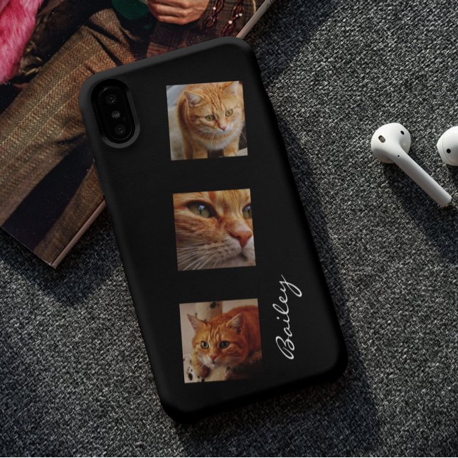 Stylish Custom Pet Family Dog Cat Photo Boxes Case-Mate iPhone Case (Creator Uploaded)
