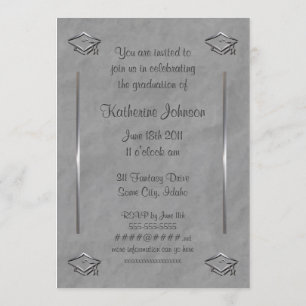Stylish Customisable Graduation Invitations